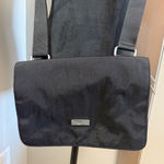 Baggallini Black‎ Nylon Crossbody Triple Compartment Accordion Travel Bag Purse Black Photo 0