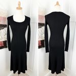 Everlane  Ribbed Midi Dress Black Sz XS Photo 2