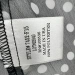 Slinky Brand  Black White Polka Dot Sheer Coverup 1X Rockabilly Vacation Beach Photo 2