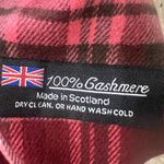 Scotland cashmere Plaid Pink Scarf Photo 3