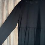 Sonoma  Black Maternity Drapey Empire Waist Long Sleeve Shirt Size Large Photo 12