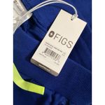 FIGS Scrub Pants Womens XS Tall Cobalt Boston Slim Jogger Medical Zip Pockets Photo 4