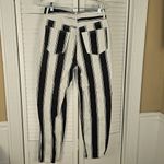 BDG Urban Outfitters Womens Black White Vertical Stripe Mom Jeans 28 Photo 1