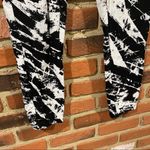 Helmut Lang  Pants sz P Black and White abstract print pants Photo 10