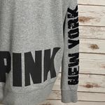PINK - Victoria's Secret Victoria's Secret PINK sequin 'New York' cowl neck fleece sweatshirt Size Large Photo 5