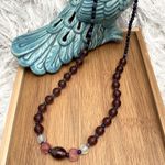 New Handcrafted Artisan One of a Kind Women’s Beachy Sea Glass Bead Necklace Photo 1