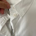 Truth by Republic Sz M White Cotton Blend Long Sleeve Oversized Dress Shirt Size M Photo 6