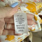 Loft NWOT Outlet Floral Kimono Cardigan Orange Size Medium Large Photo 3