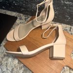 Dream Paris Dream Pairs Size 10 Nude Open Tor Pump Ankle Strap Chunky Heel Sandal Photo 5