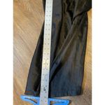 Victoria's Secret Victoria’s Secret SILK Midi Black Slip Dress Size Medium V-Back Pink Accent Photo 5