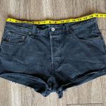 Levi's Levi’s Made & Crafted 501 Shorts Black Charcoal Premium Selvedge Denim Cuffed 29 Photo 13