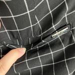 Calvin Klein Women’s Pants Size 4 Black White Plaid Stretch Leggings Workwear Photo 4