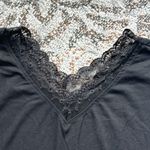 Diamond Lace Sleeve Cut Out Midi Dress Black XL Photo 2