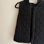 Marc New York  Andrew Marc Black Quilted Faux Down Hooded Vest Size M Photo 3