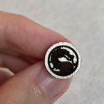 Mortal Kombat Wood Stud Earrings Tan Photo 2