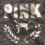 PINK - Victoria's Secret Victorias Secret large tote bag shoulder handles with foil dog‎ Photo 2