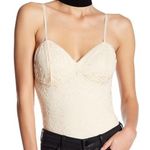 Free Press Cream Lace Bodysuit Photo 0