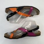 Rafting Goldstar Size 40 9.5 Sandal Soft Footbed Patent Micro Leather Strappy Photo 2
