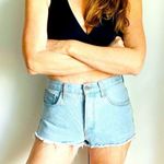 Brandy Melville Cut Off Denim Jean Shorts Size 28 Waist Light Wash John Galt Summer beach Photo 1