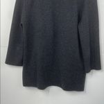 J.Crew Merino Wool Blend Open Front Cardigan Jacket Charcoal Gray Small Photo 6