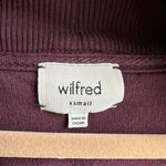 Aritzia Wilfred Diderot Cocoon Cardigan Maroon Purple Open Front Size XS Photo 3