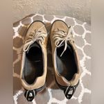 Clarks Tan and Black Sneakers for Women Photo 8