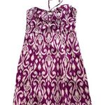 Esprit  COLLECTION Women's Purple Tribal Pattern Halter Dress Sz 10 Photo 0