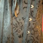 Halloween Black Corset Top Size L Photo 5