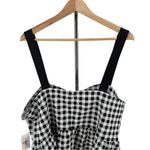 Fashion to figure Black White Gingham Peplum Tank Top size 2 2X NWT Photo 7