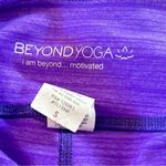 Beyond Yoga  Purple Orchid Stripe Hype  Leggings Size Small Photo 2