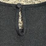 Andrea Jovine  Black Glitter Knit Top Photo 5