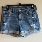 Old Navy  Boyfriend Mid Rise Denim Blue Women's Shorts Size 6 Photo 0