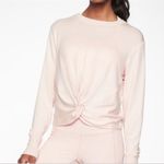 Athleta  Twist Front‎ Coaster Sweatshirt Pink Size Medium #211266-03 Photo 0