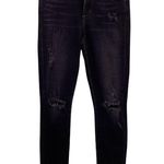 Citizens of Humanity COH Black Rocket High Waist Stud Split Hem Skinny Jeans Size 25 Photo 1