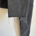 Madewell  Black Denim High Rise Classic Straight Leg Jeans Women 26 Casual Grunge Photo 2