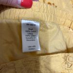 Coldwater Creek Skirt PXL Butter Yellow Cotton Floral Eyelet Cowgirl Cottagecore Photo 7