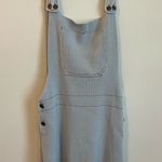 ZARA  Ribbed Skirt Overall Dress Pockets Womens Medium Academic Photo 0