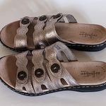 Clarks Laurianne Jade Sand Metallic Sandals Size 7½ Photo 6