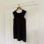 Madewell  Crochet Fringe Shift Mini Dress Vacation Casual Minimalist Women Size 4 Photo 3