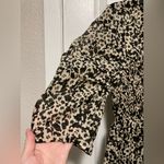 Rebecca Taylor *** Osaka Silk Blend Cream Floral Ruched Puff Sleeve Midi Dress Photo 3