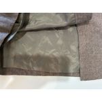 Valerie Stevens  wool dress size 16 grey sheath v neck knee length small flaw* Photo 8