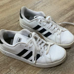 Adidas  Classic White with Black Stripes Sneakers Photo 0