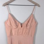 Petal and Pup  Blush Pink Tino Bustier Silky A-line Midi Slip Dress Size Large Photo 4