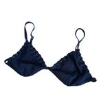 Good American  Denim Triangle Bikini Top Swim Denim Rinse Women’s Size 2XL NWT Photo 1