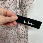 Lulus  Sing Sweetly Light Pink Floral Ruffled Mini Dress Womens XL Coquette Ditsy Photo 4