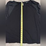 Sanctuary  Black Sheer Pleated Winter Sleeve Boho Blouse XL Night Out Minimalist Chic Photo 9