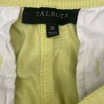 Talbots  size 10 yellow shorts Photo 1