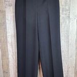 Unbranded Size 16 Lined Black & Tan Pin Striped Dress Pants with Wide Leg Photo 0
