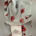 MELLODAY  Floral Boho Top Gray Red Size L Photo 8