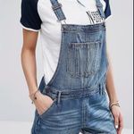 Abercrombie & Fitch Overall Jean Shorts Photo 0